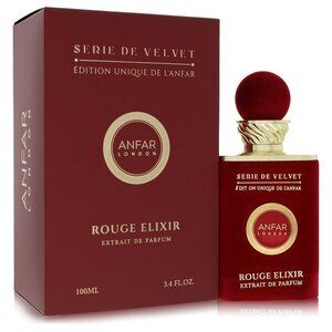 Anfar London Serie de Velvet Rouge Elixir by Anfar Extrait De Parfum Spray 3.3 o